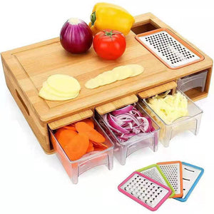 Discover the Ultimate Bamboo Multi-functional Vegetable Cutting Board
