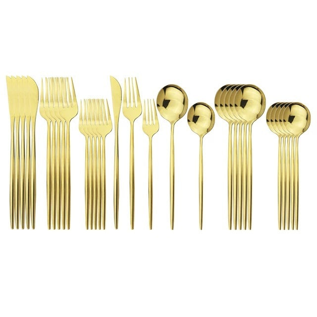 Elevate Your Dining Experience with Our Stainless Steel Cutlery Set