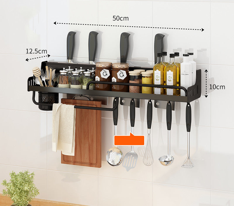 Transform Your Kitchen with the Punch-free Kitchen Rack
