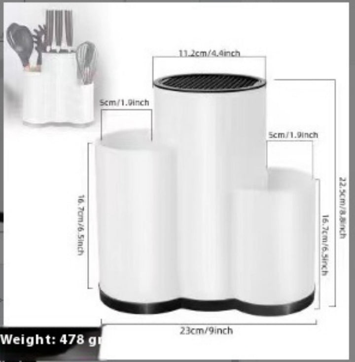 Transform Your Kitchen with the TPR Material Knife Holder