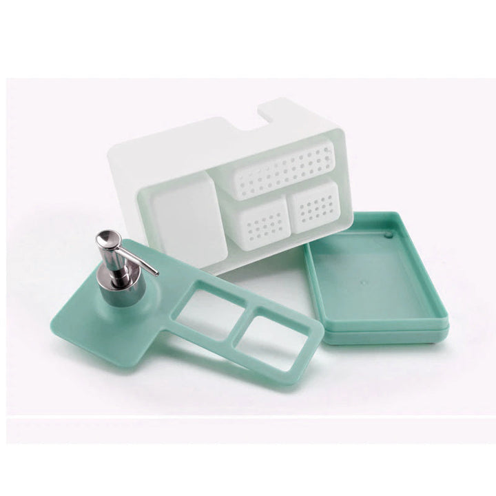 Revolutionize Your Kitchen with the Kitchen Cleaning Utensils Storage Soap Dispenser