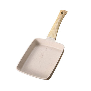 The Ultimate Nonstick Square Wooden Handle Frying Pan