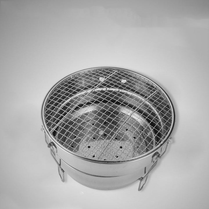 Grill Anywhere with the Outdoor Portable Stainless Steel Foldable Grill