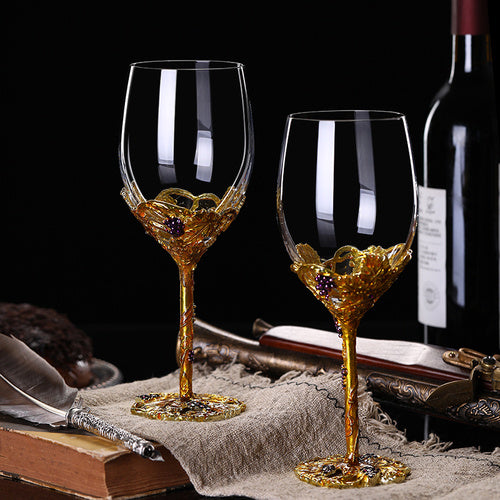 Crystal Red Wine Glass Set