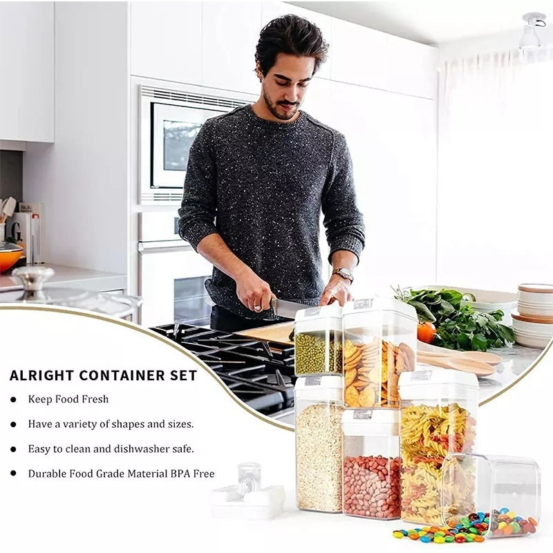 6pcs Set Easy Lock Food Storage Containers