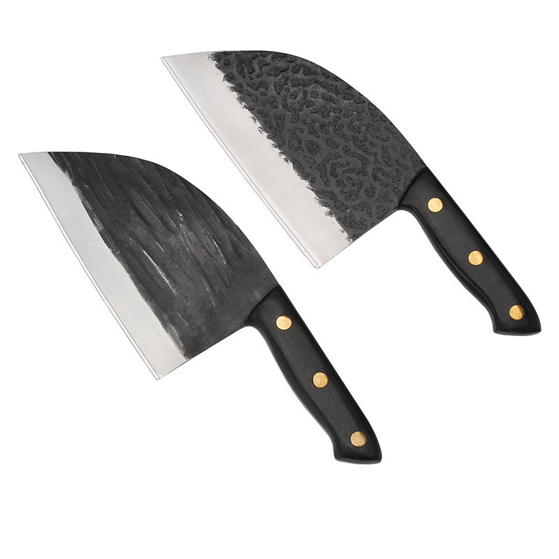 Forged Hammered Stainless Steel Kitchen Knives