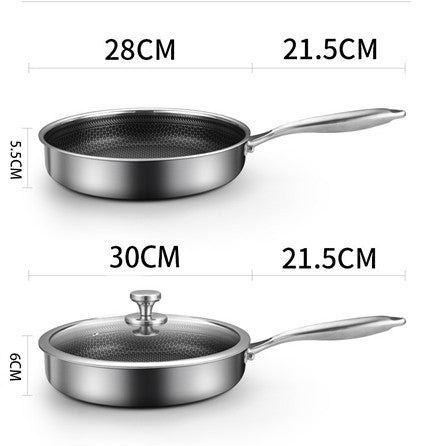 Stainless Steel Non-Stick Frying Pan