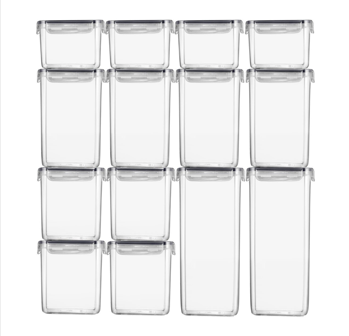 14 Piece Plastic Food Storage Box