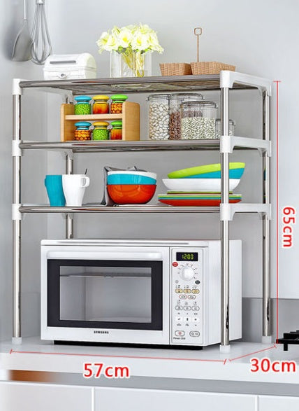 Microwave Kitchen Shelf Spice Organizer