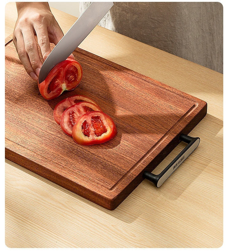 Ebony Solid Wood Household Cutting Board