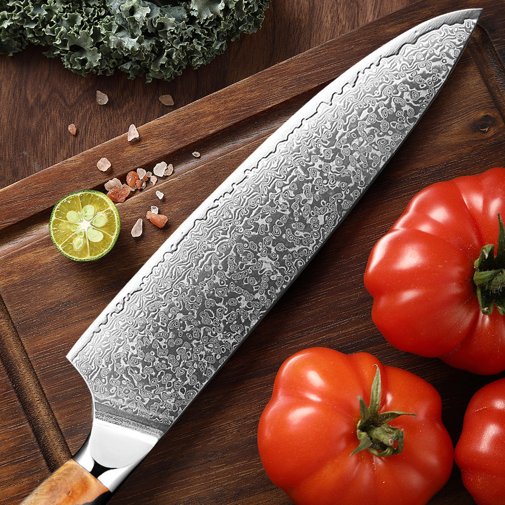 Damascus Steel Chef Knife Kitchen Knives