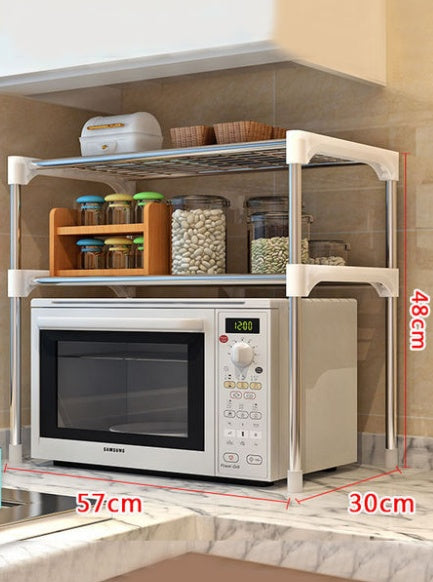 Microwave Kitchen Shelf Spice Organizer