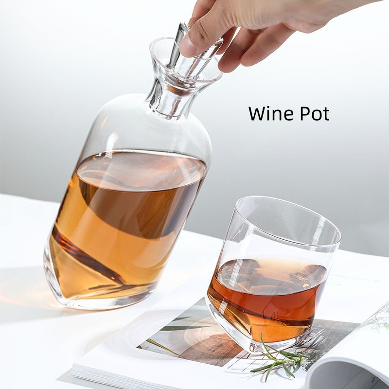 European Creative Golden Wine Glass Set