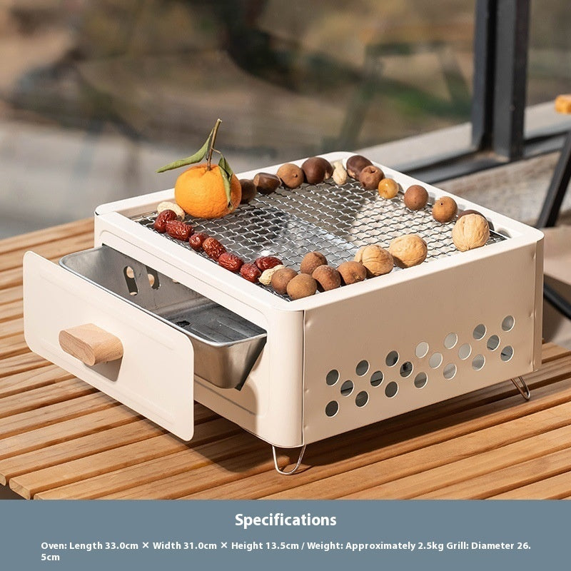 Outdoor Charcoal Barbecue Grill