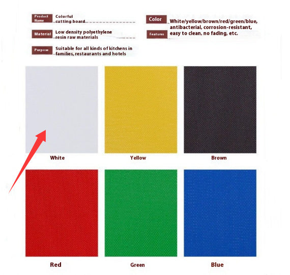 Mildew-proof Plastic Cutting Board