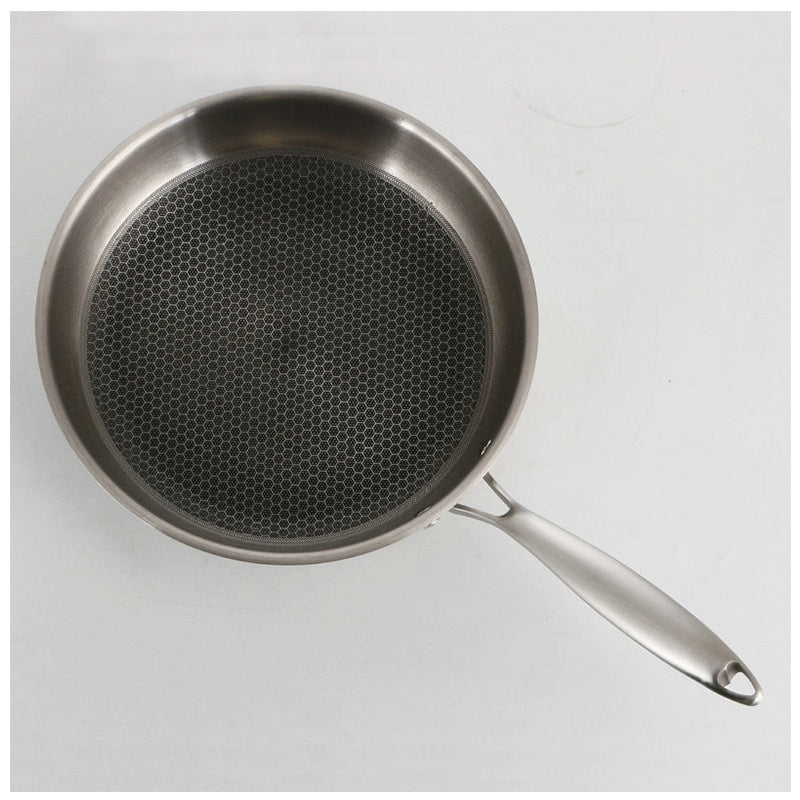 Stainless steel frying pan