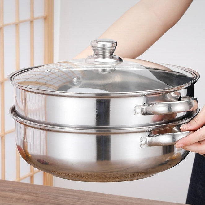Stainless Steel Steamer Soup Pot