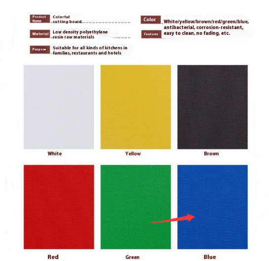 Mildew-proof Plastic Cutting Board