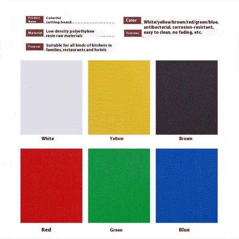 Mildew-proof Plastic Cutting Board