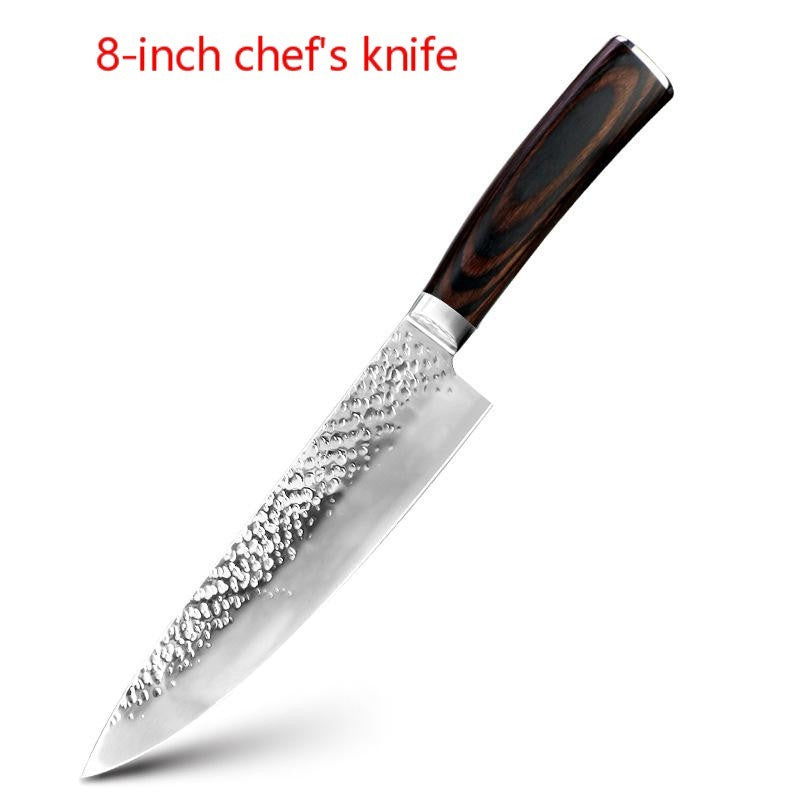 Stainless steel kitchen knives with knife set