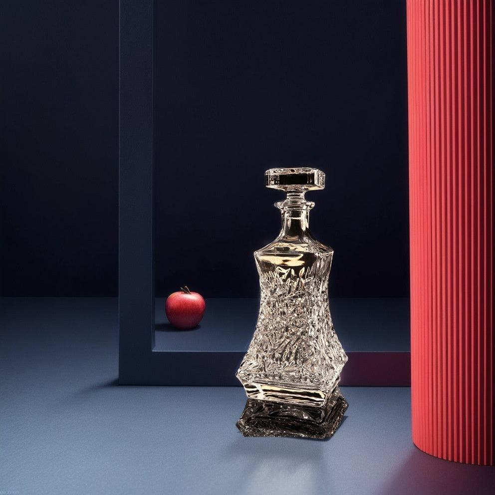 European Whiskey Wine Bottle Glass Set