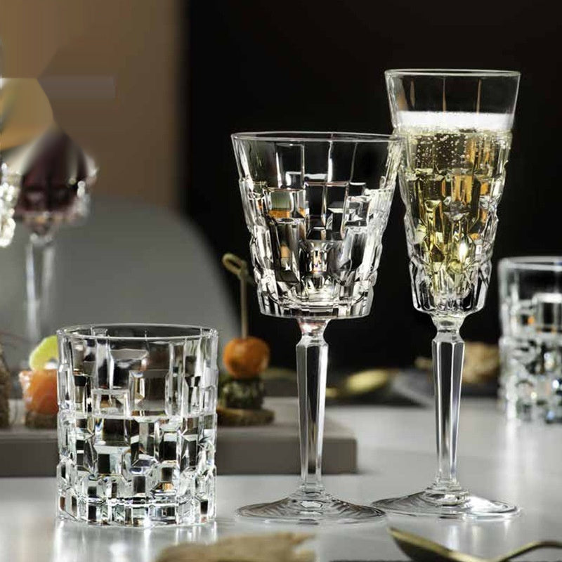 Crystal Wine Glass Home Use Set