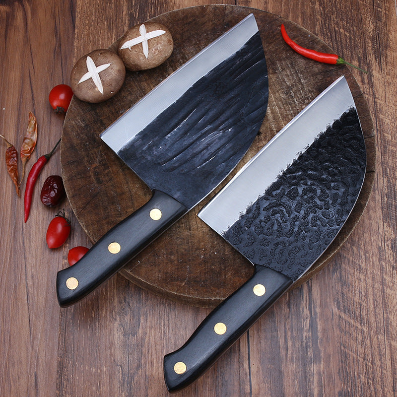Forged Hammered Stainless Steel Kitchen Knives