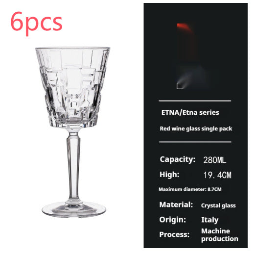 Crystal Wine Glass Home Use Set