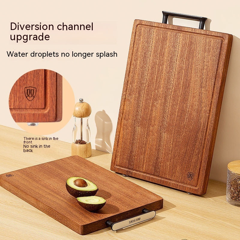 Ebony Solid Wood Household Cutting Board