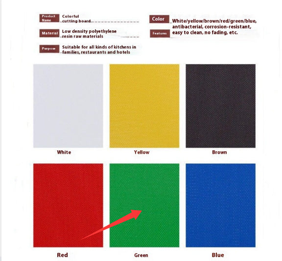 Mildew-proof Plastic Cutting Board