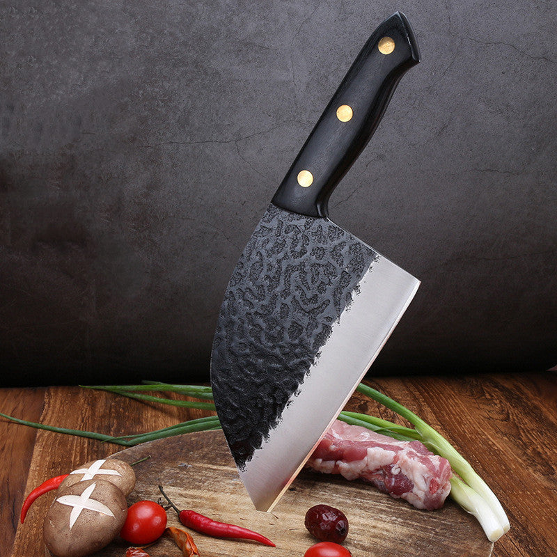 Forged Hammered Stainless Steel Kitchen Knives