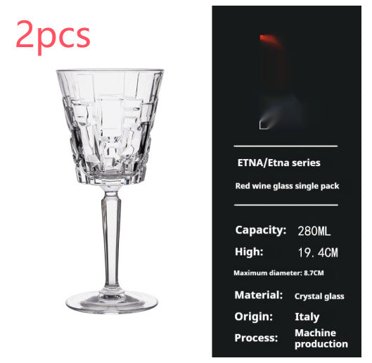 Crystal Wine Glass Home Use Set