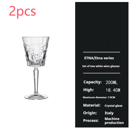 Crystal Wine Glass Home Use Set