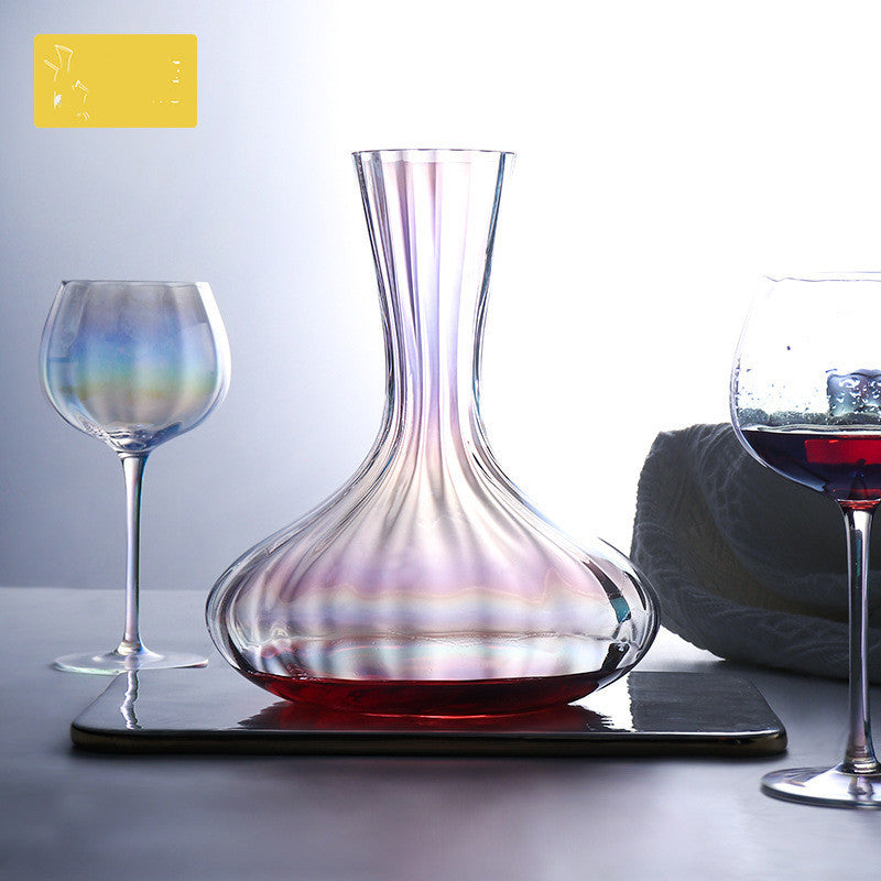 Glass Goblet Pourer Wine Set