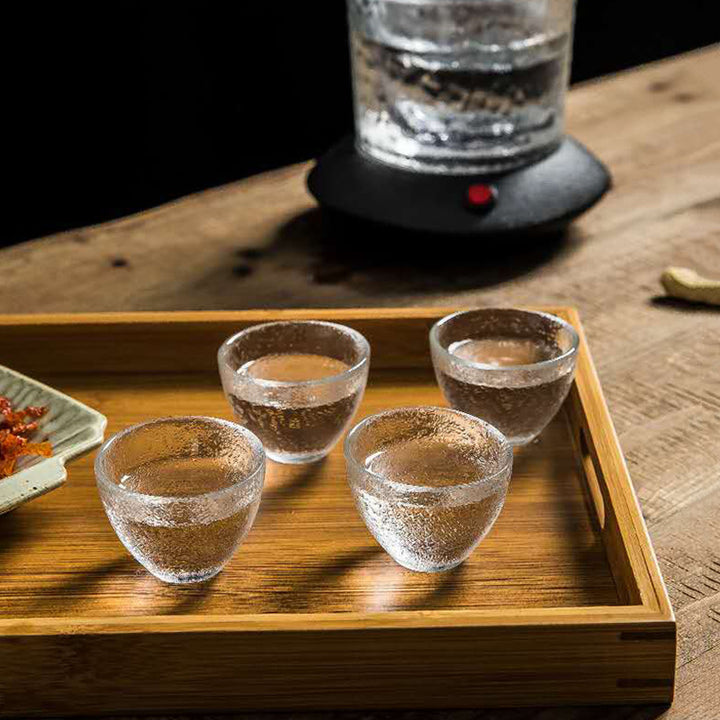 Transparent Glass Clear Wine Set