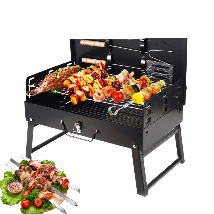 Portable Charcoal Folding Box Grill