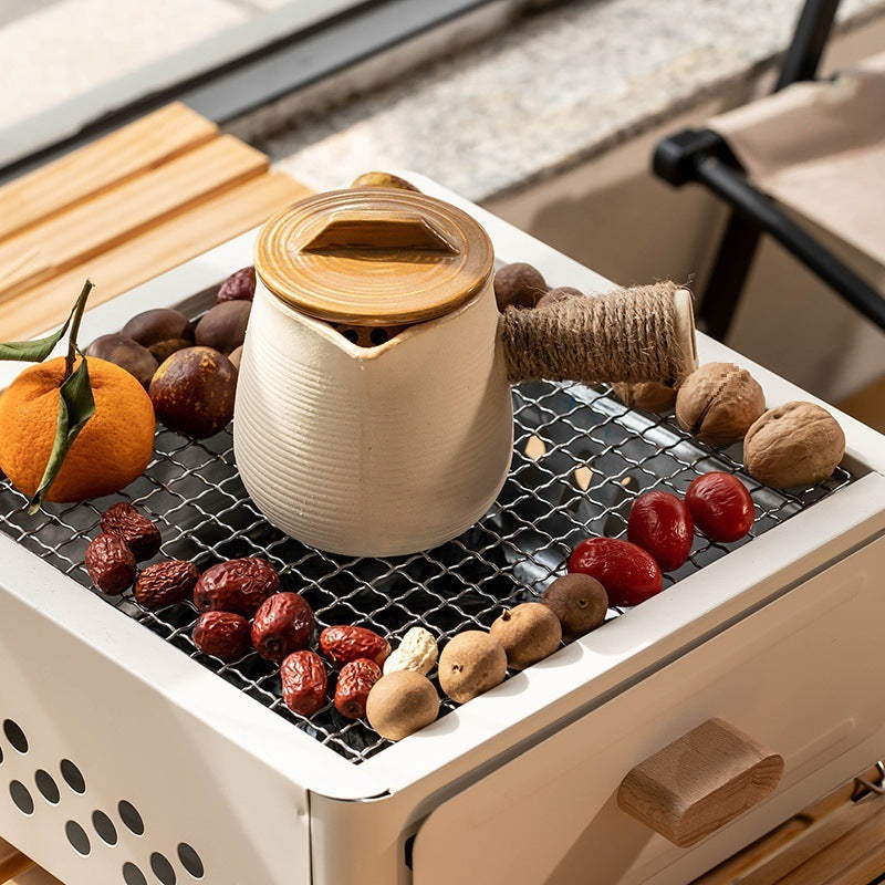 Outdoor Charcoal Barbecue Grill