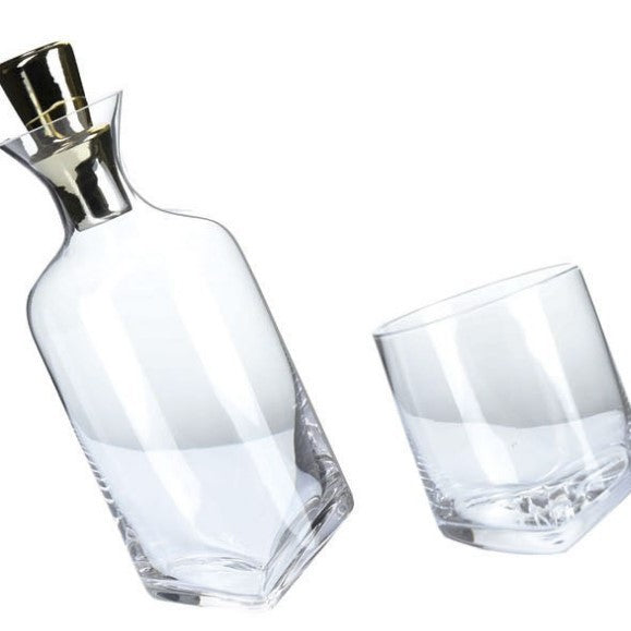 European Creative Golden Wine Glass Set