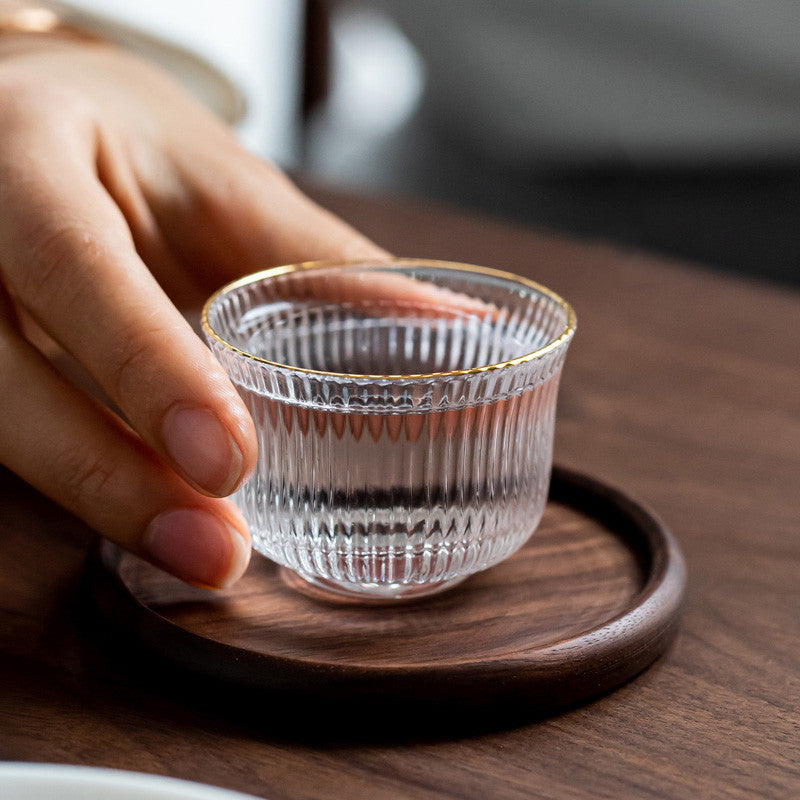 Creative Glass Vertical Grain Sake Wine Set