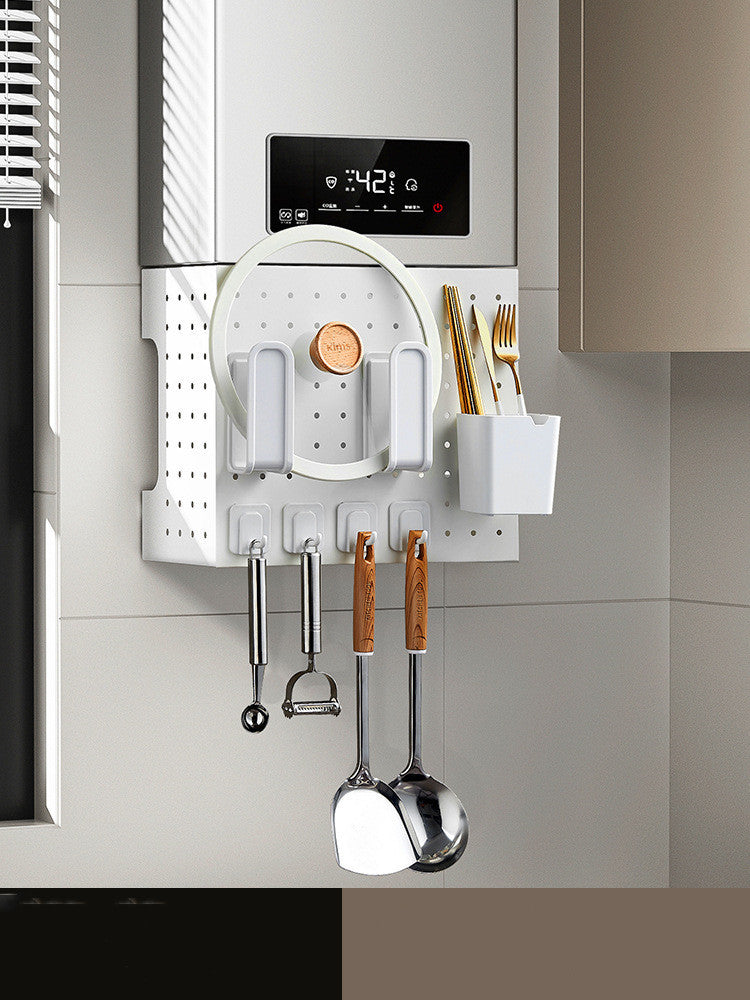Kitchen Punch-free Wall Mounted Utensil Storage