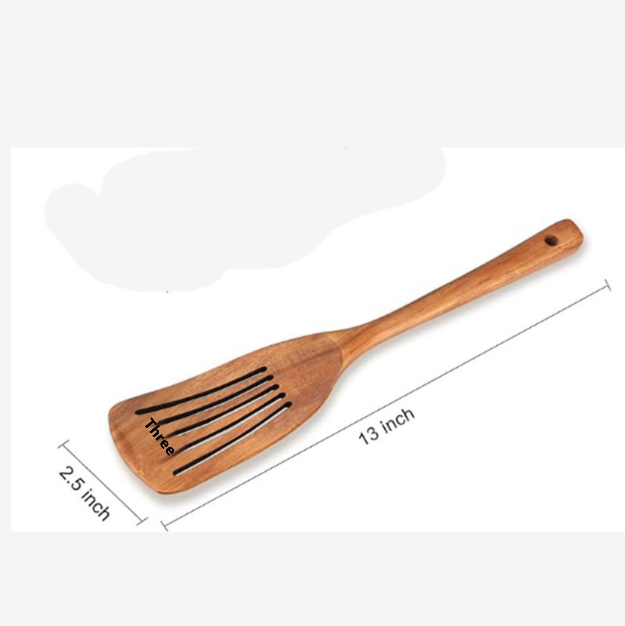 Teak Wood Non Stick Cookware Kitchen Utensils