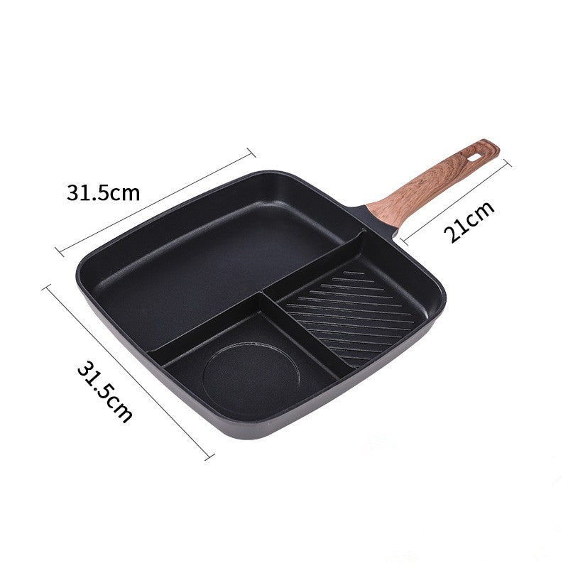Steak Breakfast Three-in-one Frying Pan