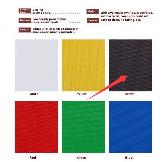 Mildew-proof Plastic Cutting Board