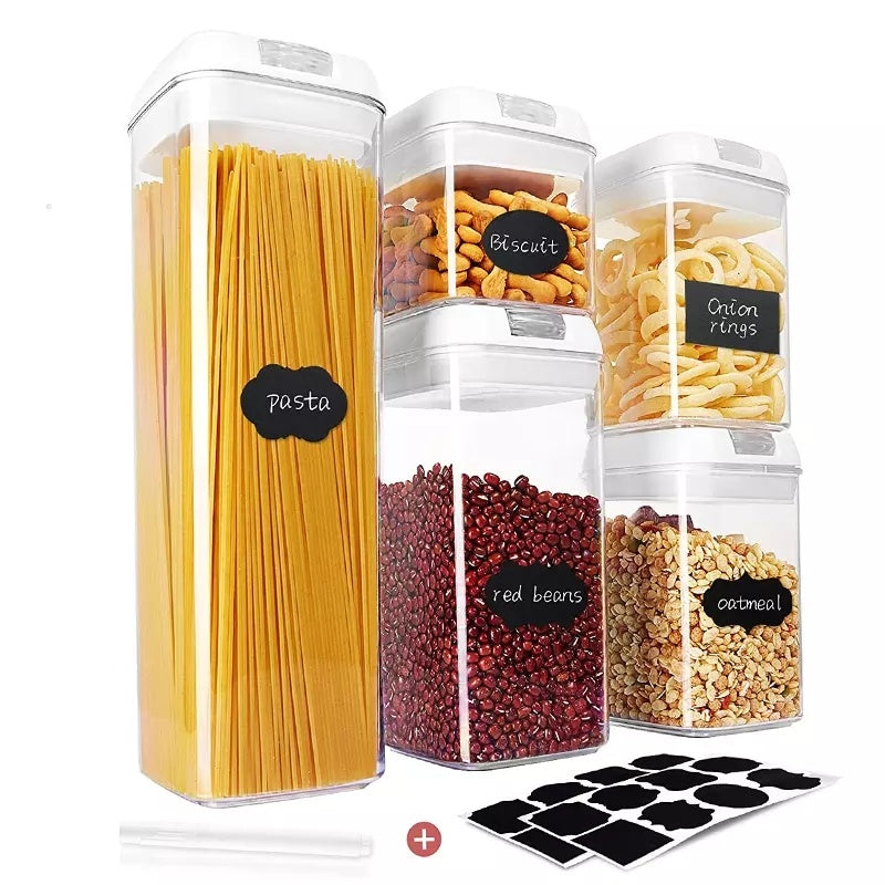 5pcs Set Easy Lock Food Storage