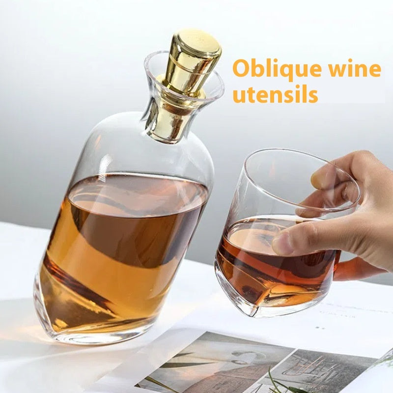 European Creative Golden Wine Glass Set