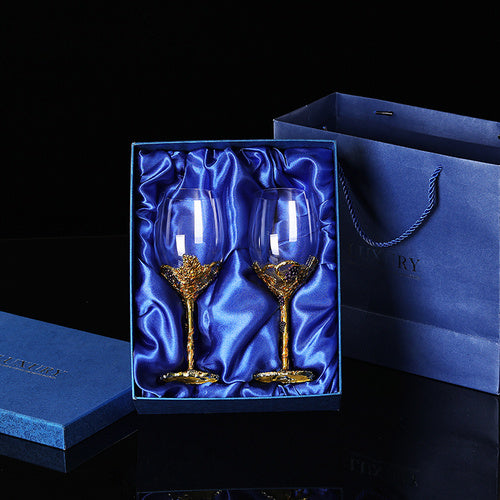 Crystal Red Wine Glass Set