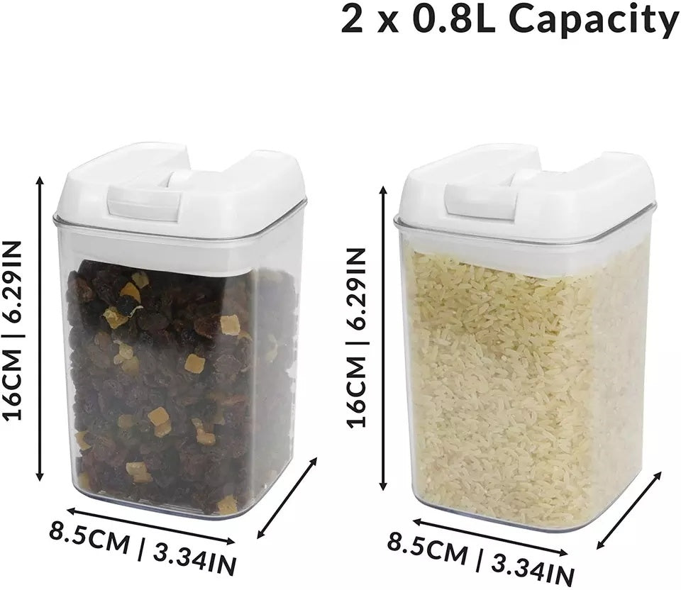 5pcs Set Easy Lock Food Storage