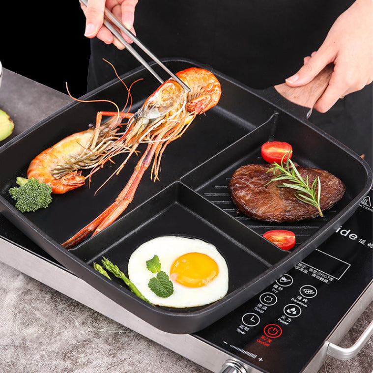 Steak Breakfast Three-in-one Frying Pan