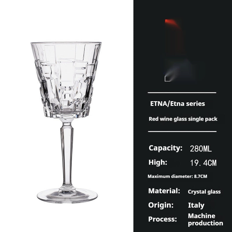 Crystal Wine Glass Home Use Set