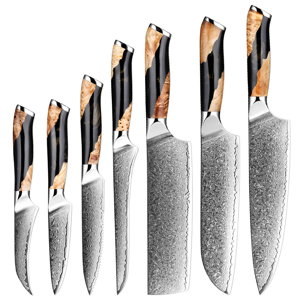 Damascus Steel Chef Knife Kitchen Knives